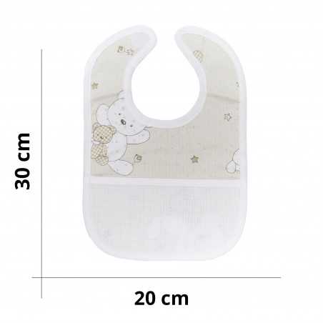 Bavoir Bébé avec Oursons et...