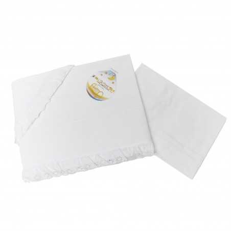 3-piece lace cradle set to...