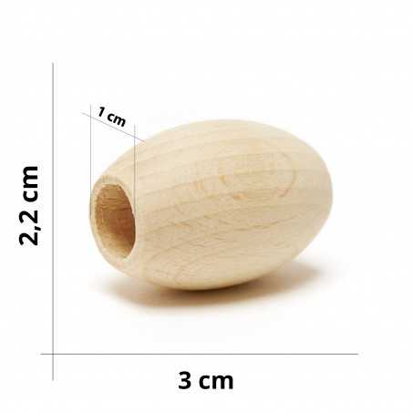Ovales en bois avec trou...