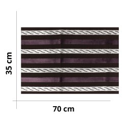 Panneau en tissu velours...