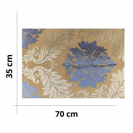 Panneau en tissu beige et...