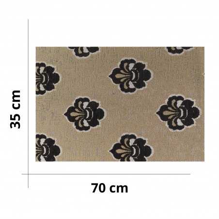 Black and silver floral...
