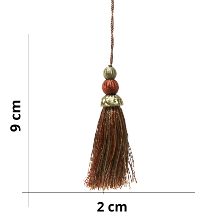 Pompon avec sphères tissées...