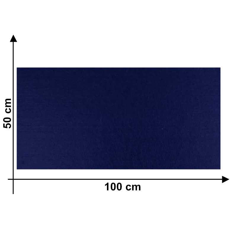 Feltro 3mm Blu Scuro M