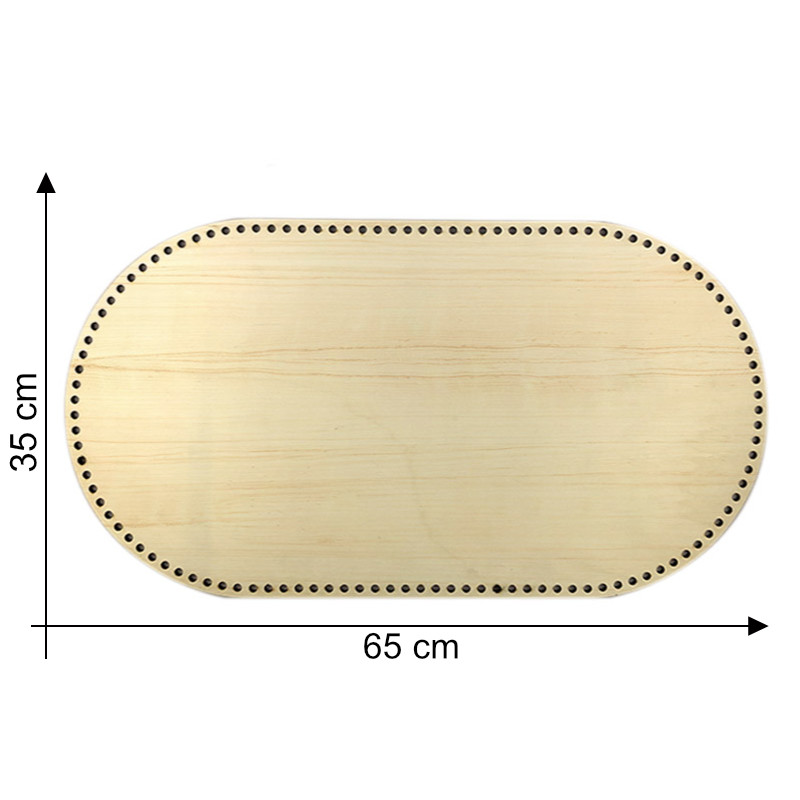 Base in Legno per culla in fettuccia 65x35cm