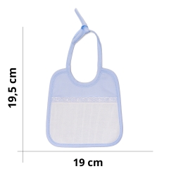 Bavoir bébé uni avec...