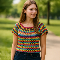Rainbow Crochet Knitting...