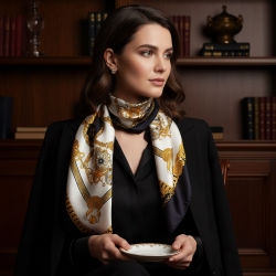 Foulard en soie pour femme...