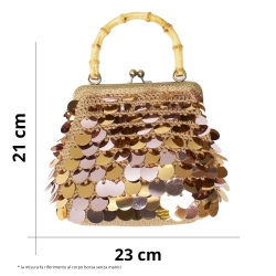 Borsa Paiettte Chiccosa -...