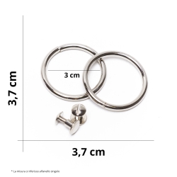 Pair of Rings with Screws...