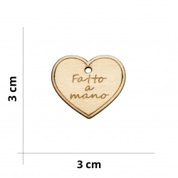 Targhetta a Cuore “Fatto a...
