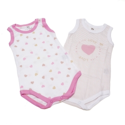 Lot de 2 bodies bébé 100 %...