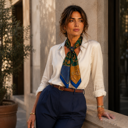 Foulard en soie pour femme...