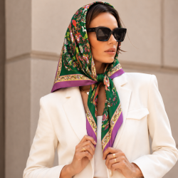 Foulard Donna Seta "Garden...