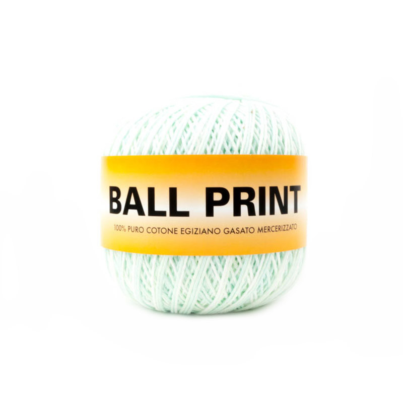 Ball Print 3 Misto Verde Acqua-Bianco