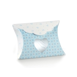 Busta Finestra Cuore Azzurro
