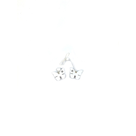 Papillon en bois blanc pour...