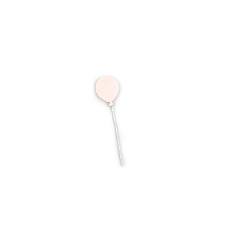 Ballon en bois rose pour...