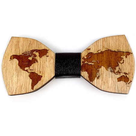 Noeud papillon en bois et...