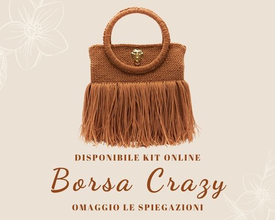 Kit Borsa Velluto Crazy
